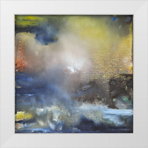 Primordial Vista 2 White Modern Wood Framed Art Print by Debs, Emma Catherine