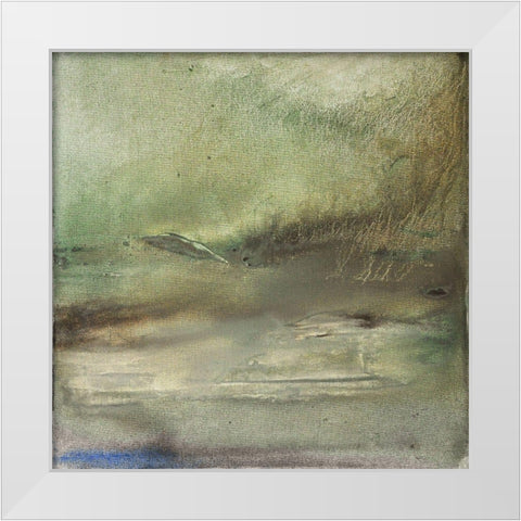 Primordial Vista 3 White Modern Wood Framed Art Print by Debs, Emma Catherine