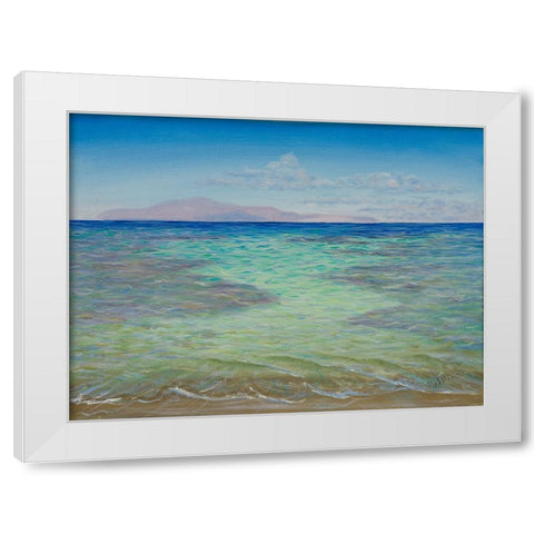 Secrets Of Choice White Modern Wood Framed Art Print by Johnson, Elizabeth