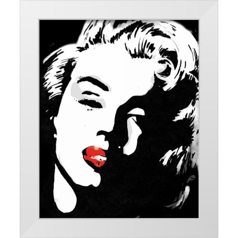 Monroe 7 White Modern Wood Framed Art Print by Rodriquez Jr, Enrique