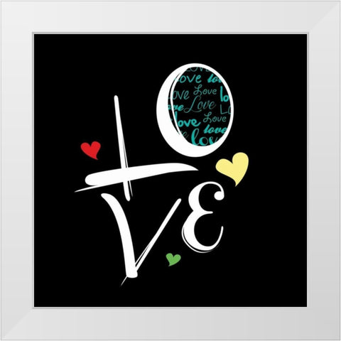 Hope B White Modern Wood Framed Art Print by Rodriquez Jr, Enrique