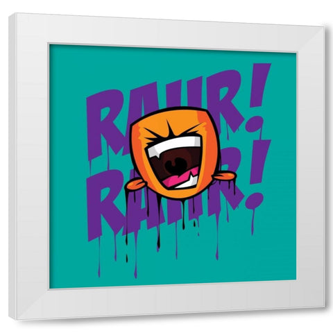 Rahr 7F White Modern Wood Framed Art Print by Rodriquez Jr, Enrique