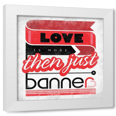 Love Beyond Love White Modern Wood Framed Art Print by Rodriquez Jr, Enrique
