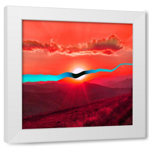 Surgical Summer White Modern Wood Framed Art Print by Rodriquez Jr, Enrique