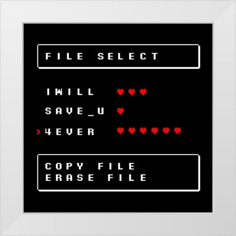I Will Save U White Modern Wood Framed Art Print by Rodriquez Jr, Enrique