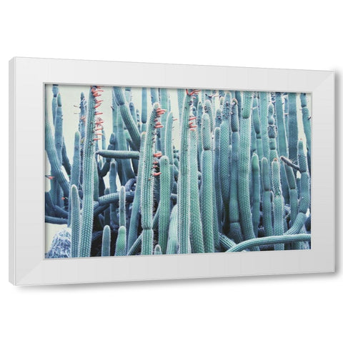 Green Crush IV White Modern Wood Framed Art Print by Urquhart, Elizabeth