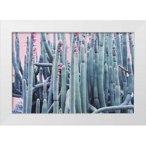 Pink Crush IV White Modern Wood Framed Art Print by Urquhart, Elizabeth