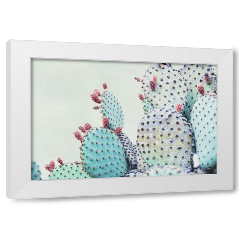 Green Crush VI White Modern Wood Framed Art Print by Urquhart, Elizabeth