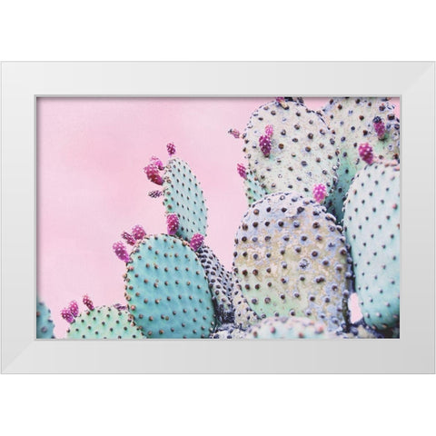Pink Crush VI White Modern Wood Framed Art Print by Urquhart, Elizabeth