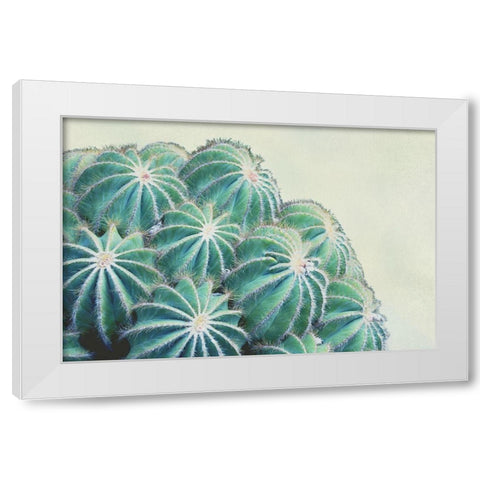 Green Crush II White Modern Wood Framed Art Print by Urquhart, Elizabeth