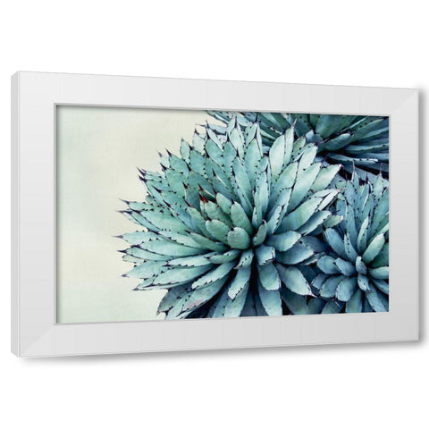 Green Crush IX White Modern Wood Framed Art Print by Urquhart, Elizabeth