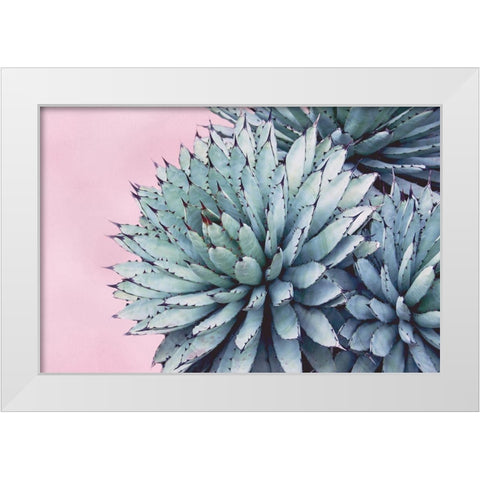 Pink Crush IX White Modern Wood Framed Art Print by Urquhart, Elizabeth