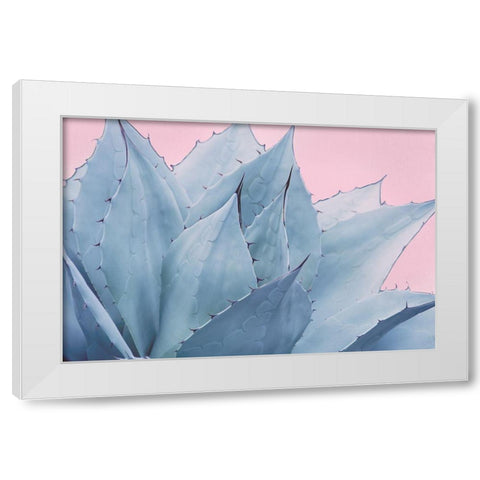 Pink Crush V White Modern Wood Framed Art Print by Urquhart, Elizabeth