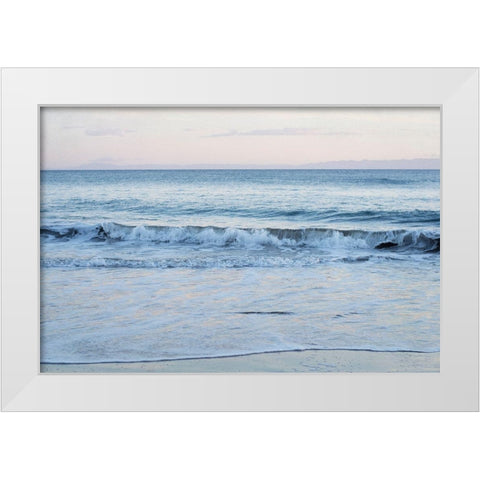 Coastal Evening II White Modern Wood Framed Art Print by Urquhart, Elizabeth