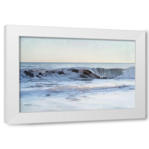 Coastal Evening III White Modern Wood Framed Art Print by Urquhart, Elizabeth