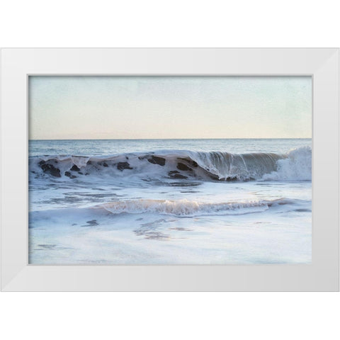 Coastal Evening III White Modern Wood Framed Art Print by Urquhart, Elizabeth