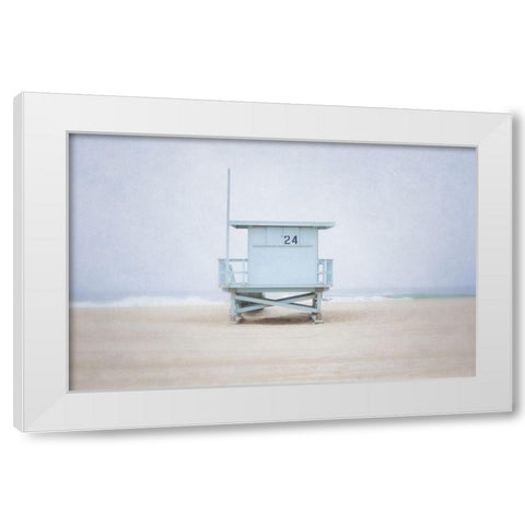 Misty Morning II White Modern Wood Framed Art Print by Urquhart, Elizabeth