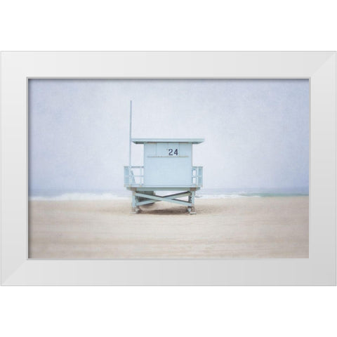 Misty Morning II White Modern Wood Framed Art Print by Urquhart, Elizabeth