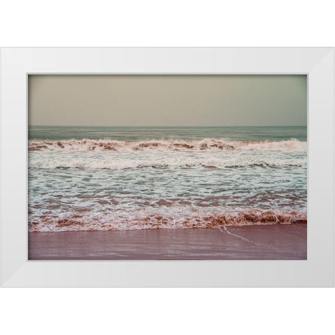 Endless Summer 1 White Modern Wood Framed Art Print by Urquhart, Elizabeth