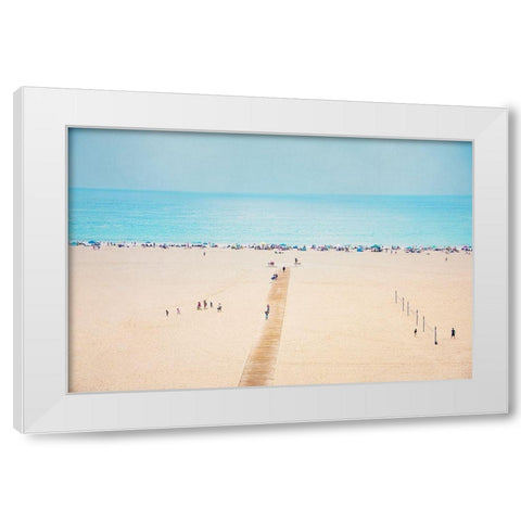 Summer Heat 1 White Modern Wood Framed Art Print by Urquhart, Elizabeth