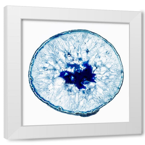 Geode 3 White Modern Wood Framed Art Print by Urquhart, Elizabeth