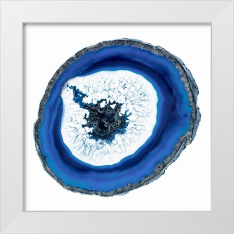 Geode 4 White Modern Wood Framed Art Print by Urquhart, Elizabeth