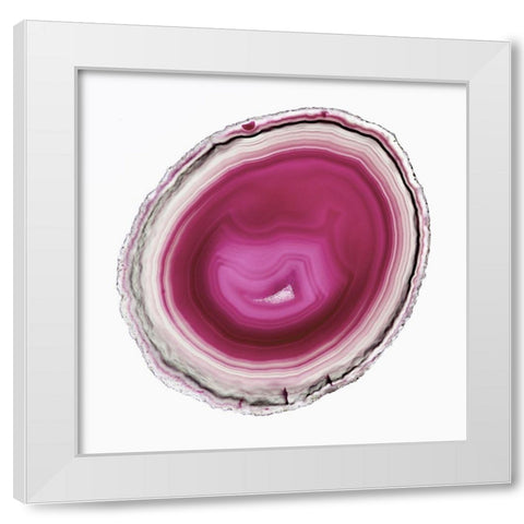 Geode 5 White Modern Wood Framed Art Print by Urquhart, Elizabeth