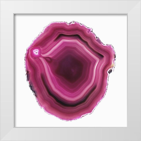 Geode 6 White Modern Wood Framed Art Print by Urquhart, Elizabeth