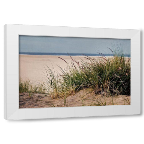 To The Beach II White Modern Wood Framed Art Print by Urquhart, Elizabeth