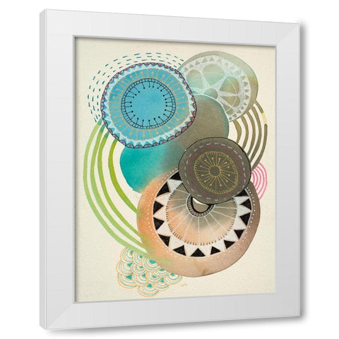 Irresistible 1 White Modern Wood Framed Art Print by Evans-Sills, Faith