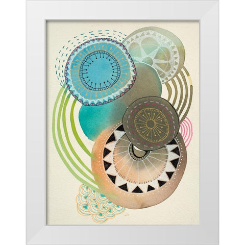 Irresistible 1 White Modern Wood Framed Art Print by Evans-Sills, Faith