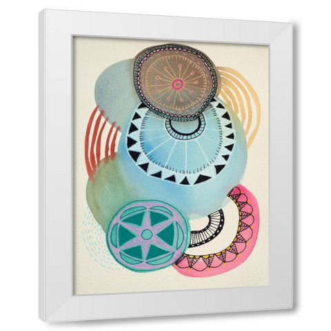 Irresistible 3 White Modern Wood Framed Art Print by Evans-Sills, Faith