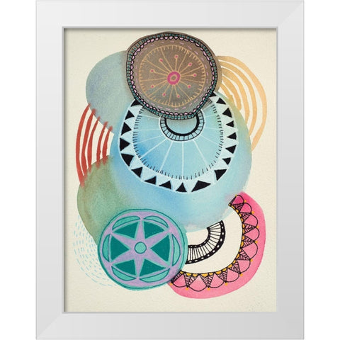 Irresistible 3 White Modern Wood Framed Art Print by Evans-Sills, Faith