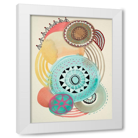 Irresistible 4 White Modern Wood Framed Art Print by Evans-Sills, Faith