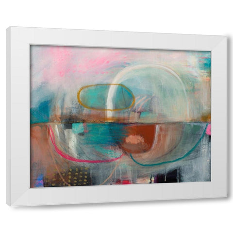 The Dome White Modern Wood Framed Art Print by Evans-Sills, Faith