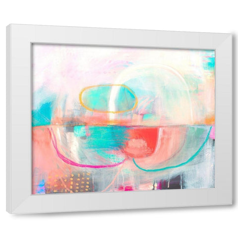 Pastel Dome White Modern Wood Framed Art Print by Evans-Sills, Faith