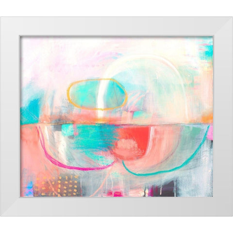 Pastel Dome White Modern Wood Framed Art Print by Evans-Sills, Faith