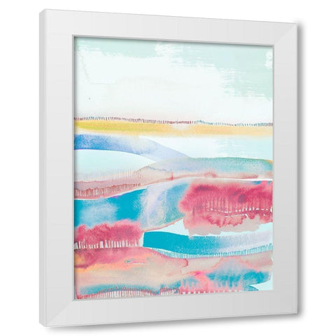 Spring Ridge 1 White Modern Wood Framed Art Print by Evans-Sills, Faith