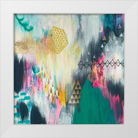 Parade White Modern Wood Framed Art Print by Evans-Sills, Faith