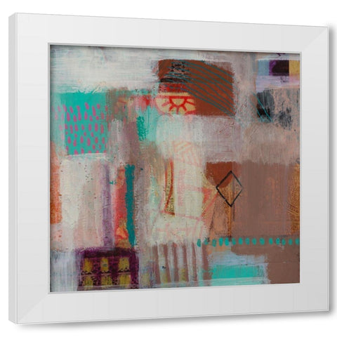 Change Up 2 White Modern Wood Framed Art Print by Evans-Sills, Faith