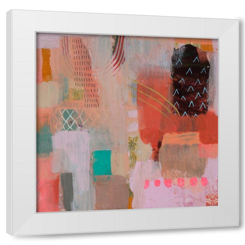 Urban 1 White Modern Wood Framed Art Print by Evans-Sills, Faith