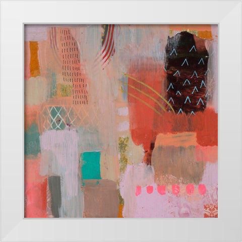 Urban 1 White Modern Wood Framed Art Print by Evans-Sills, Faith