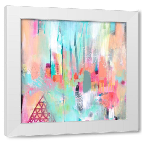 Vibrant Spring 2 White Modern Wood Framed Art Print by Evans-Sills, Faith