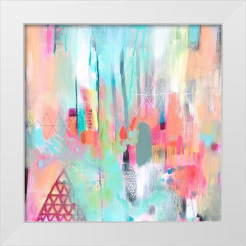 Vibrant Spring 2 White Modern Wood Framed Art Print by Evans-Sills, Faith