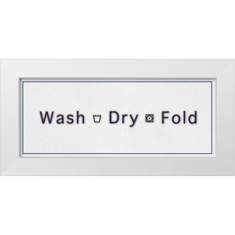 WDF White Modern Wood Framed Art Print by Gibbons, Lauren