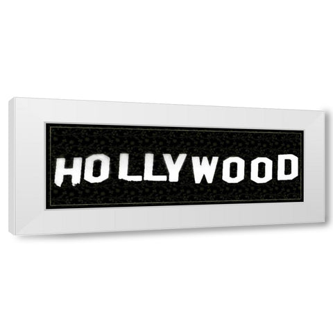 Hollywood Horizon White Modern Wood Framed Art Print by Gibbons, Lauren