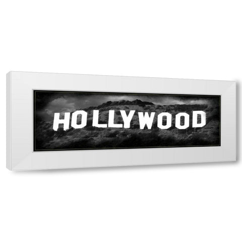 Hollywood Hill White Modern Wood Framed Art Print by Gibbons, Lauren