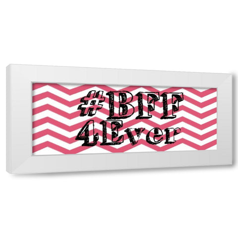 4 Ever White Modern Wood Framed Art Print by Gibbons, Lauren