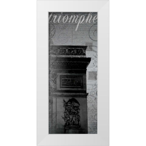 Triomphe Long White Modern Wood Framed Art Print by Gibbons, Lauren