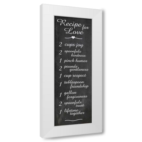 Recipe  White Modern Wood Framed Art Print by Gibbons, Lauren